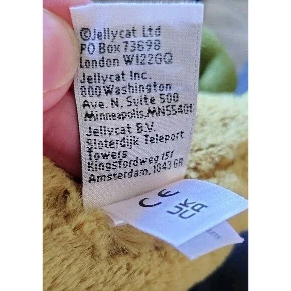 Jellycat London Green Bashful Dino Dinosaur Plush Soft Toy Stuffed Animal - Picture 6 of 11